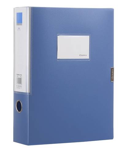 Comix - PVC Box File, A4 Size, Assorted color