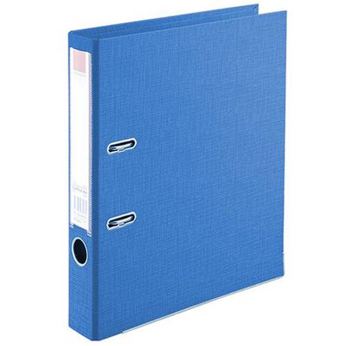 COMIX A308 Lever Arch File Folder TWO SIDE PP LAF F/C Size, Dark Blue color