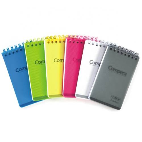 Comix CPA7801 Notebooks A7, 80 Sheets Assorted Colors