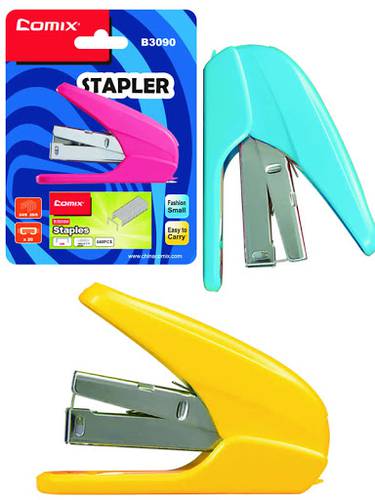 Comix B3090K Stapler, 20 Sheets Capacity, Assorted Colors