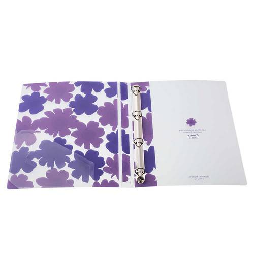 Comix A199 Ring Binder PP (SUMMER FLOWER), A4 Size, 2 Ring,16mm, Assorted Colors