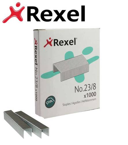 Rexel Staples , 23/8, Pack of 1000 Pins