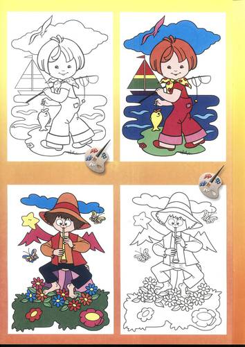 دفتر تلوين كبير I LIKE TO COLOR 1-12 مقاس A3 - دار الشمال