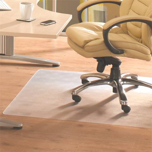 FLOORTEX CHAIR MATS FOR HARD FLOORS & CARPETS, PVC, RECTANGULAR, CLEAR, 120 x 200 cm