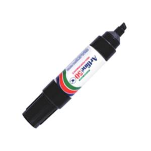 Artline EK-50 Permanent Marker, Chisel Style 3.0 - 6.0 mm, Black Color,Box of 12 Pens