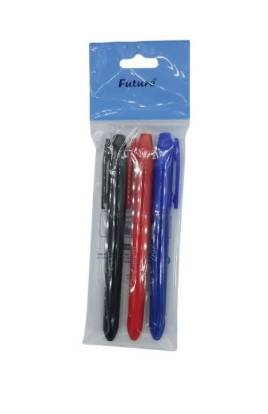 طقم 3 أقلام غسالين FUTURE   رقم 750 0.8mm