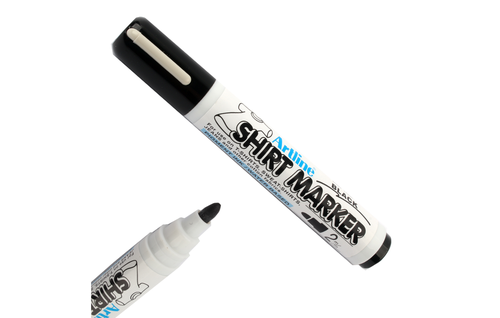 Artline EKT-2 T-SHIRT MARKER Black Color, Box of 4 Pens