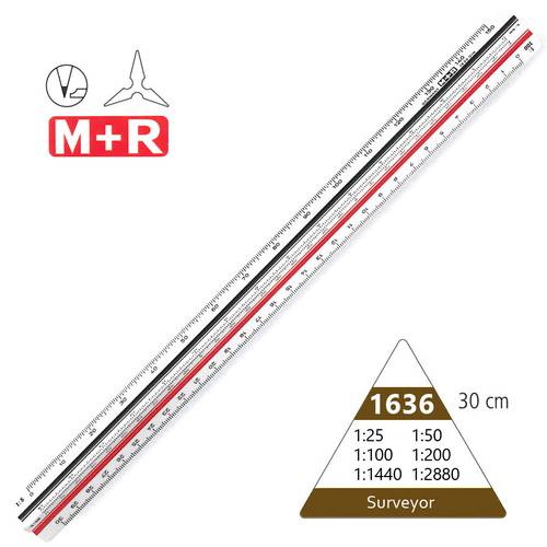 M+R - Scale Ruler, 30 cm