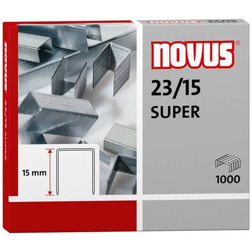 Novus Staples, 23/15, Pack of 1000 Pins