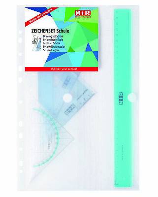 M+R - Drawing set, 4 Pieces, clear 