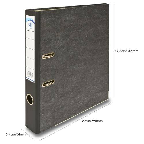 SAB - Box File Cardboard, F/C Size,4cm,Black