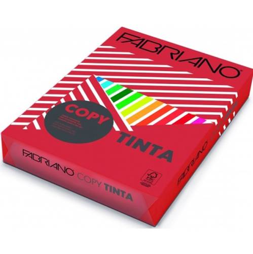 FABRIANO COPY TINTA 80G, A4, 500 SHEETS/PACK – Dark Red Color