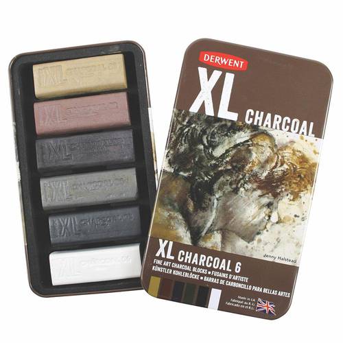 ديروينت - الوان فحمية بلوك XL علبة جديد عبوة 6 لون 