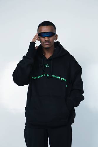 Black Hoodie with a Print (unisex)