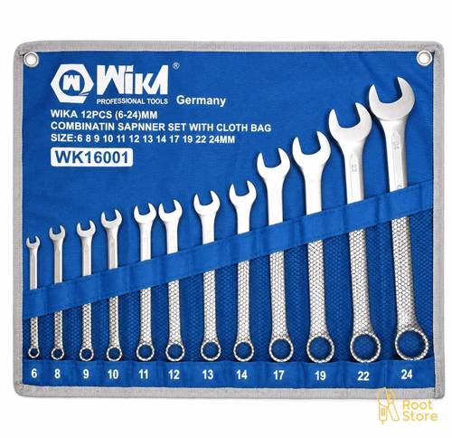 طقم مفاتيح مشترك 12 قطعة WIKA WK16001
