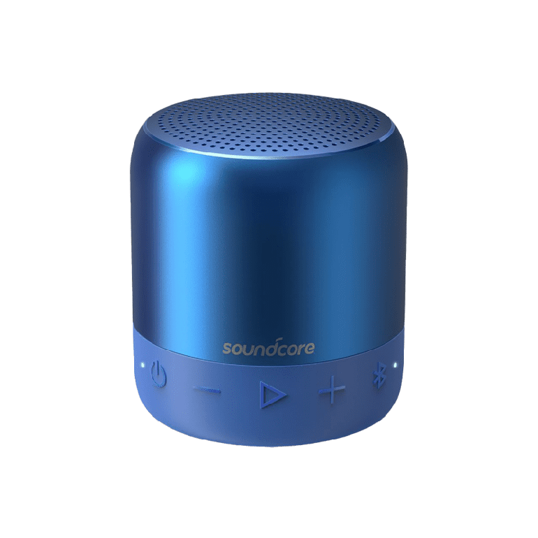 انكر مكبر صوت خارجي صغير بتقنية البلوتوث ضد الماء - ازرق