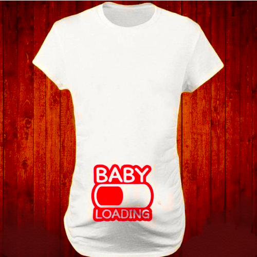 تيشيرت حامل  BABY LOADING 