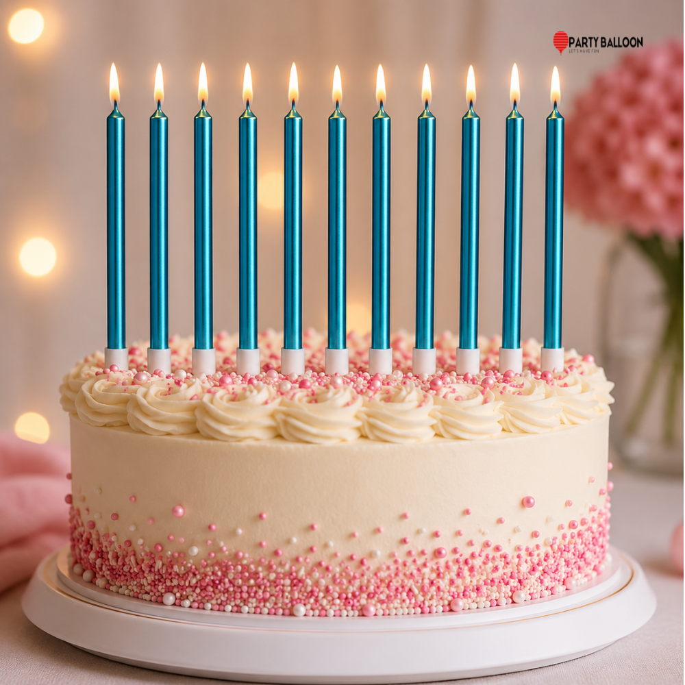 Colorful Cake Candles