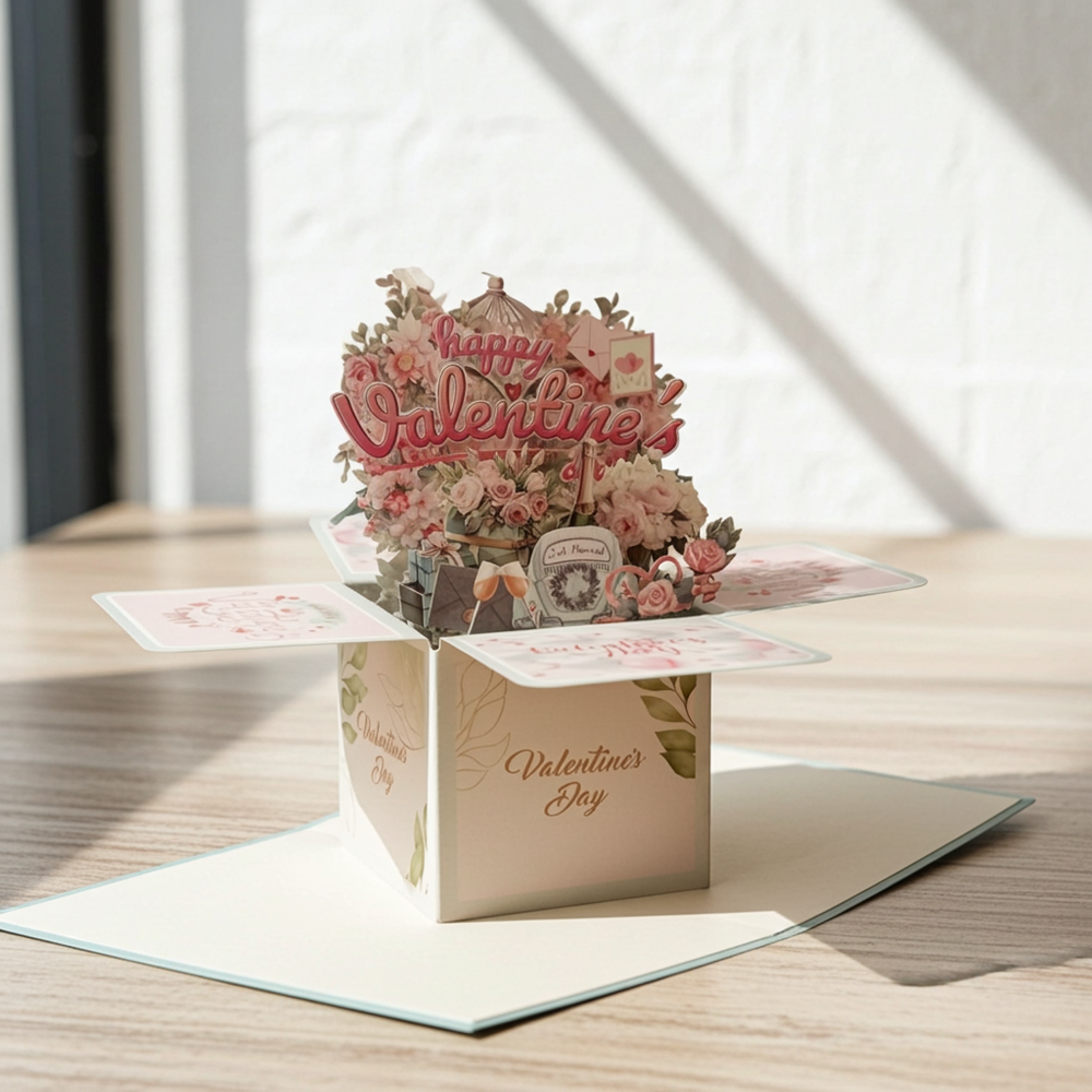 3D Valentine's Day Greeting Cards