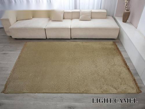  سجاد سراميك محفور 2*3 متر LIGHT CAMEL