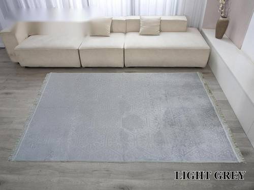   سجاد سراميك محفور 2*3 متر  LIGHT GREY 