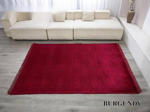  سجاد سراميك محفور 2*3 متر BURGUNDY