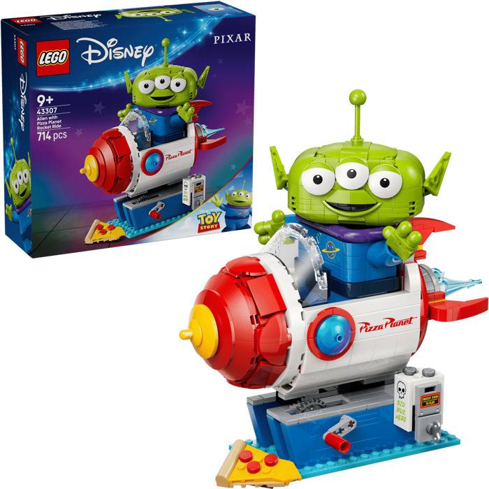 LEGO 43307 | Alien with Pizza Planet Rocket Ride