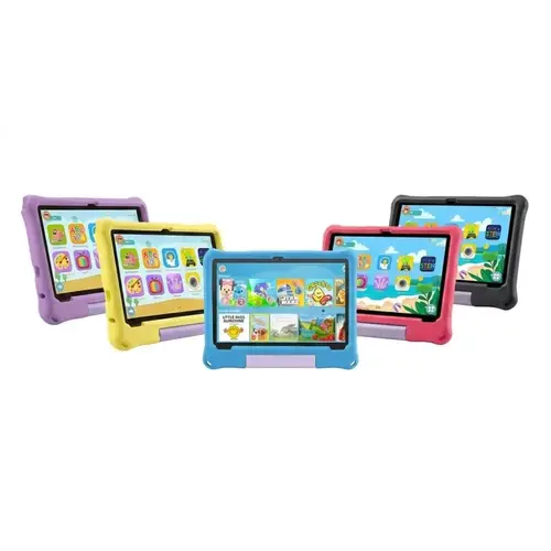 تابلت الأطفال الذكي Teletab TL-5 شاشة 10.1 بوصة | بطارية 8000mAh | سعة 64GB -سلفر-كفر بنفسجي