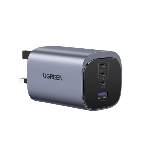 شاحن جداري يوجرين بثلاث منافذ PD وبمنفذ USB - وبقوة 100 واط 