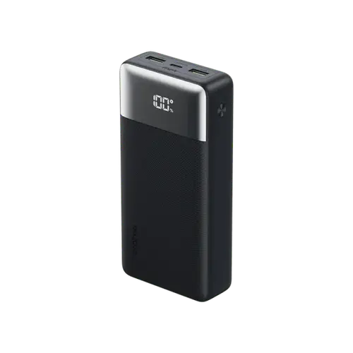أورايمو شاحن متنقل باور نوڤا بمنفذ USB-C ومنفذين USB وبسعة 20000 مللي أمبير وبقوة 22.5 واط - أسود