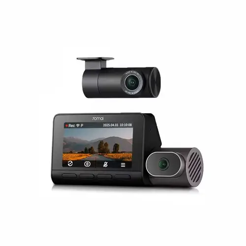 كاميرا سيارة داش كام بالمكثف 70mai T800 امامية وخلفية وداخلية بتقنية HDR بنظام GPS