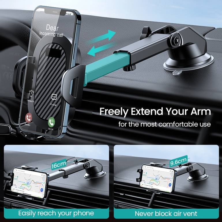 Iniu Sucker Car Phone حامل Mount Stand GPS Telefon Mobile Cell Support for iPhone 13 12 11 Pro Max X 7 8 Xiaomi Huawei Samsung
