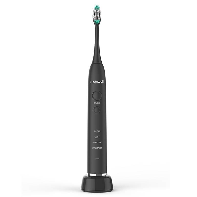 فرشاة الأسنان الكهربائية USB الشحن الاستقرائي سونيك فرشاة أسنان البالغين الكهربائية صوتية أسود أسود 8 فرشاة الرؤوس العلبة