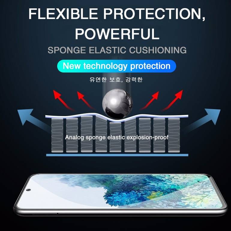 4pcs فيلم هيدروجيل لـ Samsung Galaxy S10 S20 S21 Plus Ultra Fe Note 20 9 10 Plus A52S A12 A53 A51 A50 A21S Screen