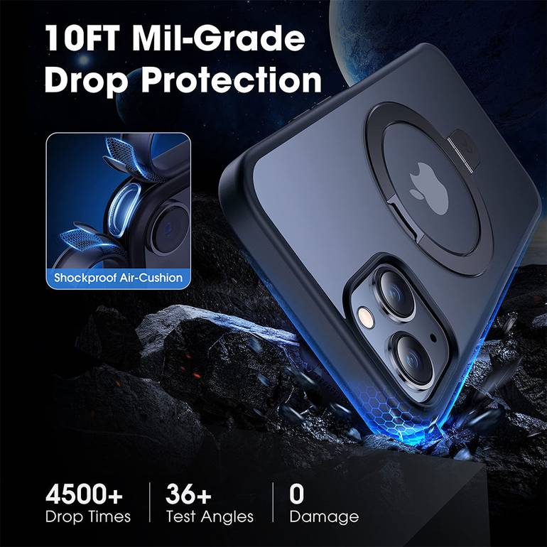 Mione Magnetic Ring Bracket Dazzling Color Skin Case Applicable to Yu iPhone Series