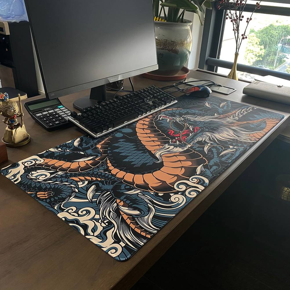 Table Top Gamerxxl Gaming Mouse Pad 900x400 - Non-slip Rubber Base, Large  Desk Mat