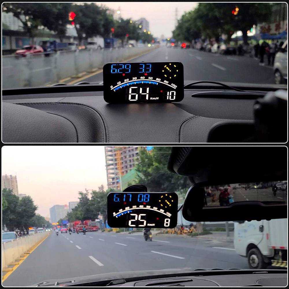 Heads Up Display for Cars G13, GPS Speedometer for Car, Universal Digital  Speedometer HUD Display for All Vehicles, Plug and Play