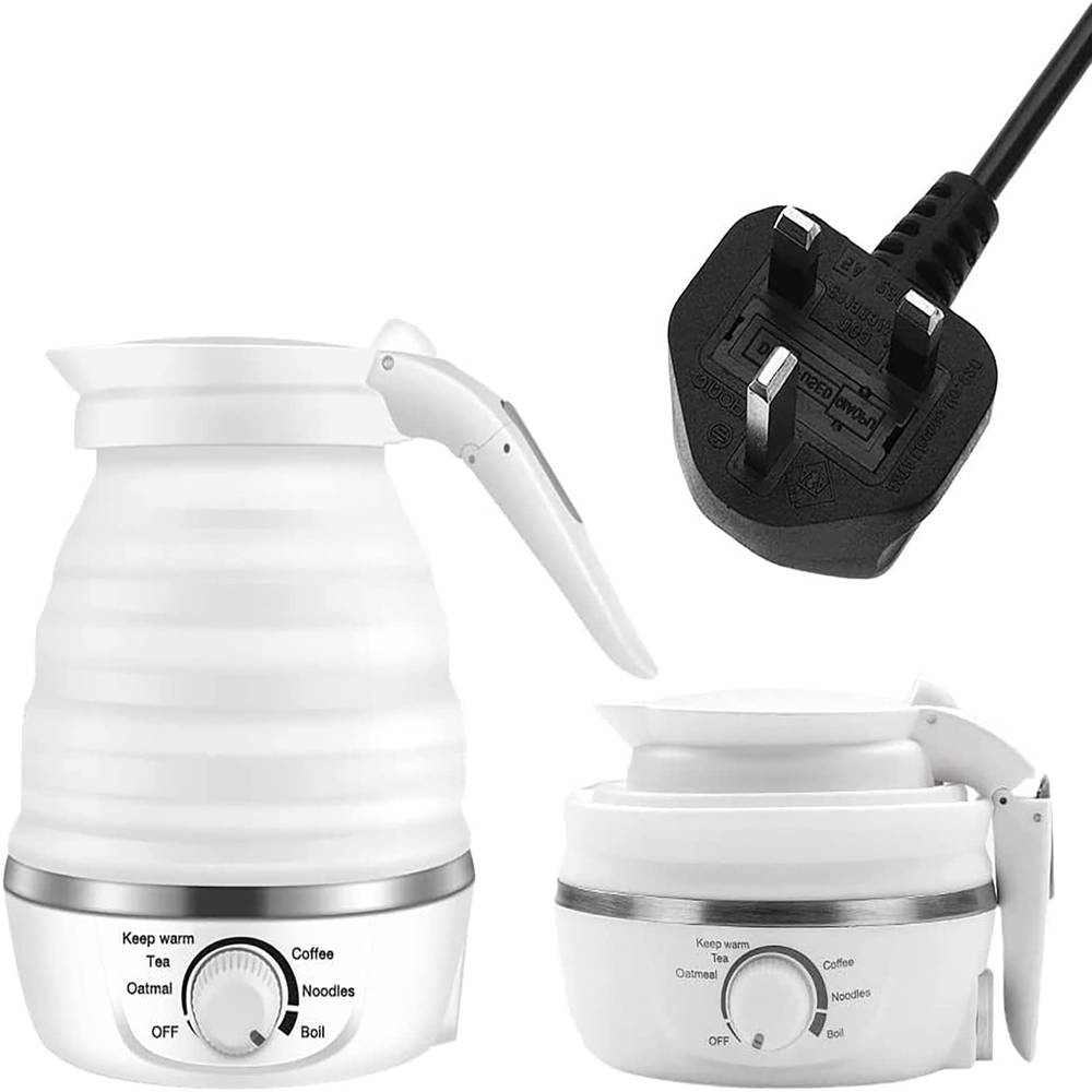 Dual voltage travel outlet kettle