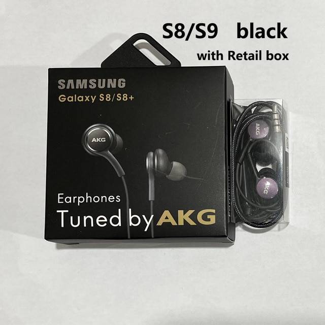 Samsung Galaxy S8 S9 S10 سماعات أذن AKG AKG EO-IG955 3.5 ملم في الأذن مع سماعة السلك الميكروفون لـ Huawei Xiaomi Vivo Oppo