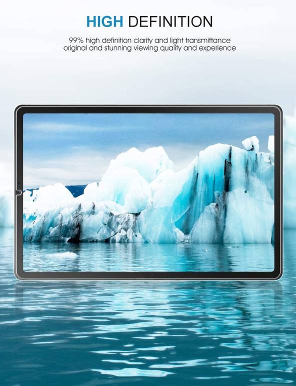 2pcs قرص شاشة شاشة شاشة 2pcs لـ Samsung Galaxy Tab S6 Lite P610/P615 10.4 بوصة شاشة مقاومة للانفجار