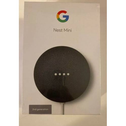 Google Nest Mini 2nd Gen - مكبر صوت ذكي مع ضمان SG + علامة أمان - Spotify / مساعد Google / ضمان محلي SG