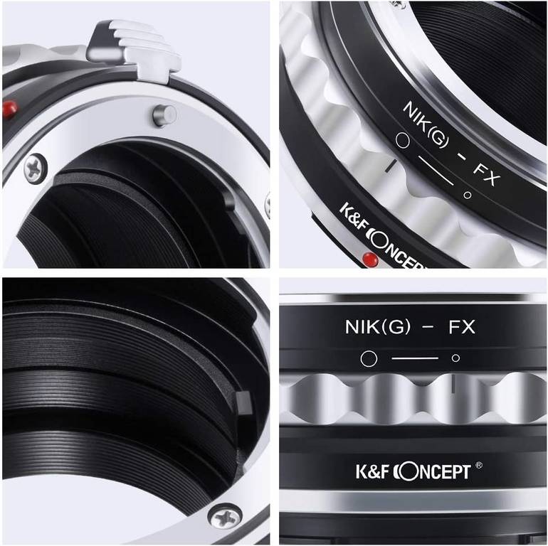 K &amp; F Concept Lens Mount Adapter Canon FD Lens to Fujifilm FX Mount Mirrorless Camera Adapter