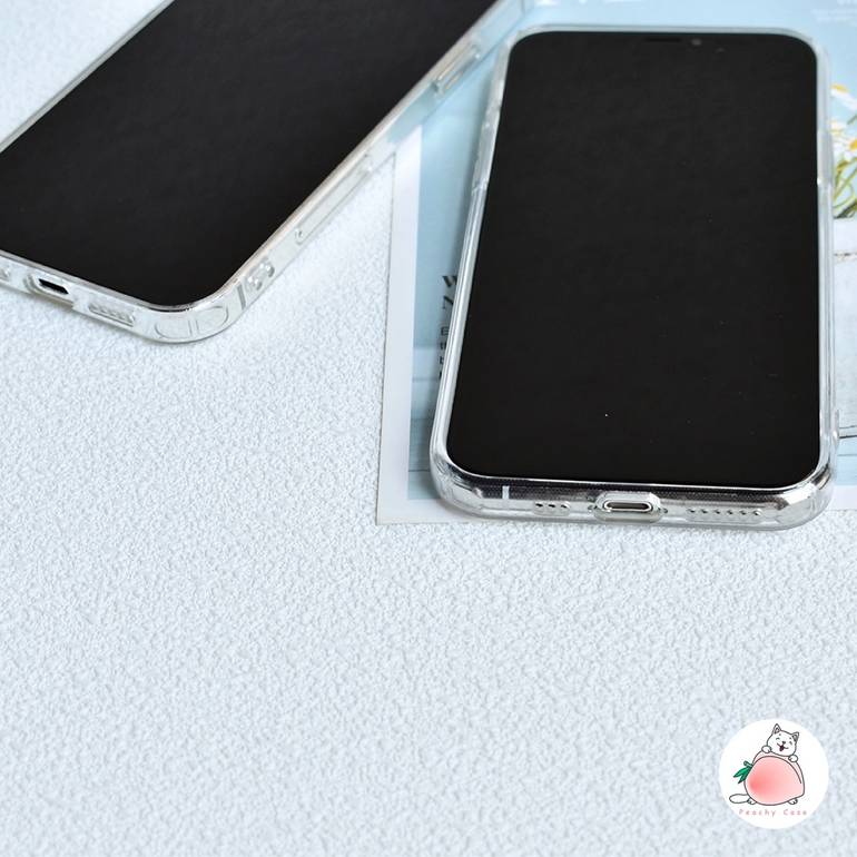 حقيبة هاتف شفافة جميلة جميلة دب لطيف لجهاز iPhone 14 13 12 11 Pro Max XR XS X 7 8 Plus SE 2020 CLOSS SOND TPU Cover Cover Cover
