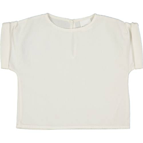  BAMA Honeycomb Blouse - Blanc