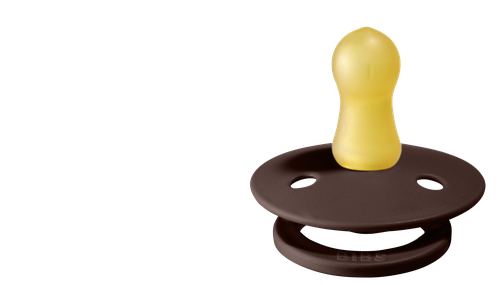  BIBS PACIFIER - CHESTNUT