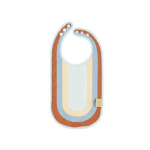 Rainbow Bib | Blue