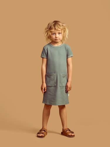 Waffle Dress | Agave Green