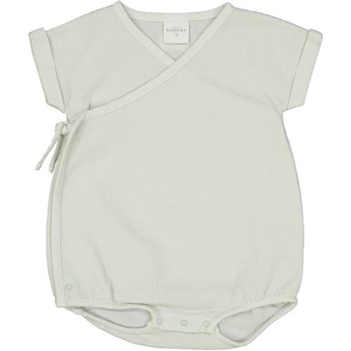Honeycomb Romper Kimono Style - Lagon