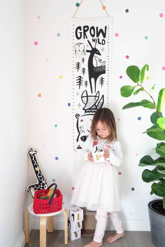 CANVAS GROWTH CHART - WOODLAND
