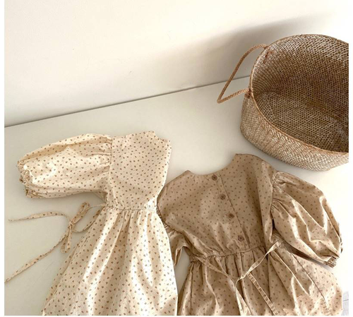 Drop Shirring Dress